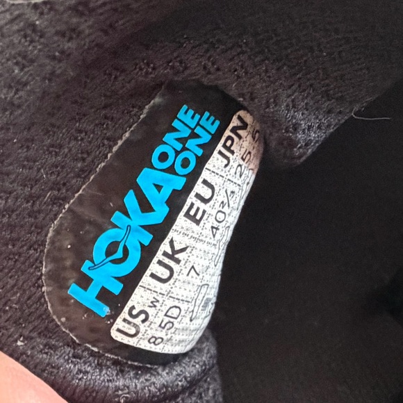 Hoka Bondi 9 Women’s Black/White Athletic Shoes Size 8.5 Wide - Picture 4 of 7